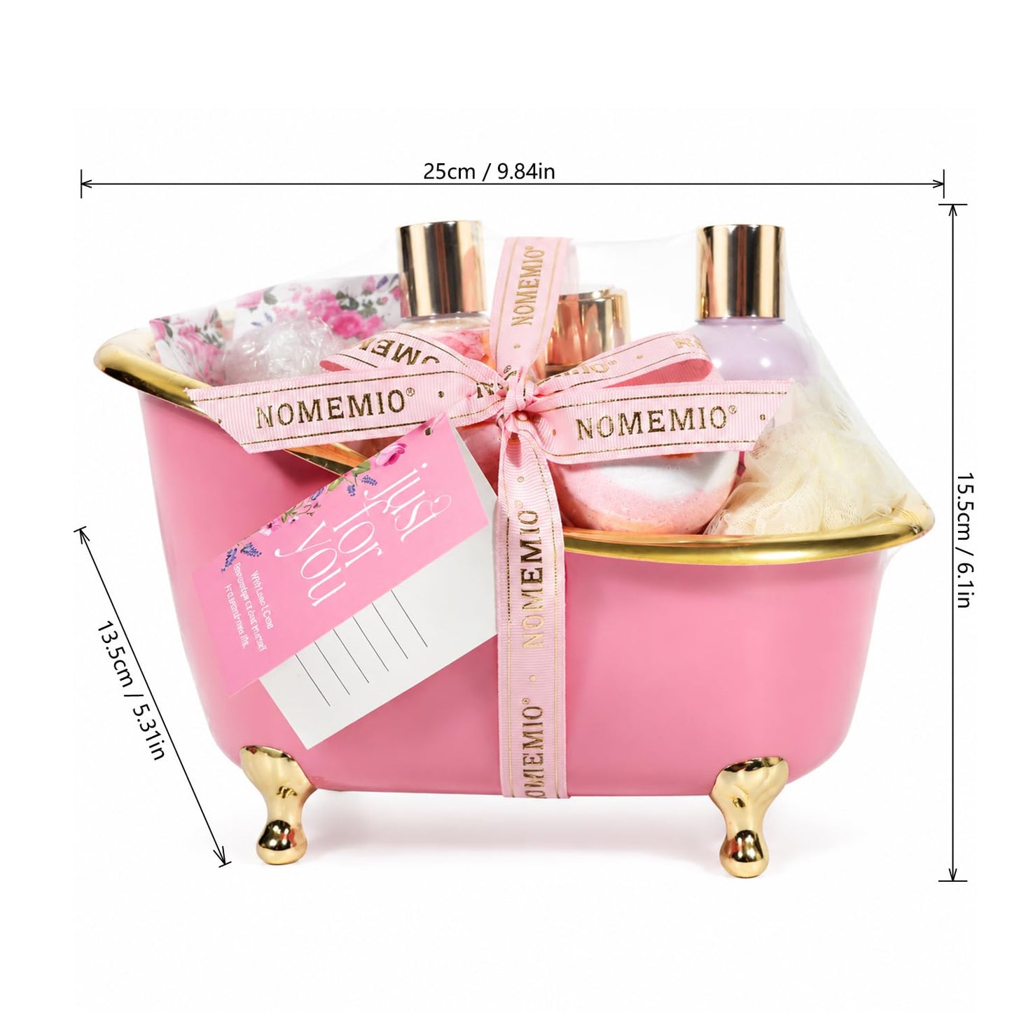 Luxury Spa Gift Baskets • Bath & Body Self-Care Gift Sets • Sandalwood, Lavender, Almond Milk, Wild Rose & Honey Scents