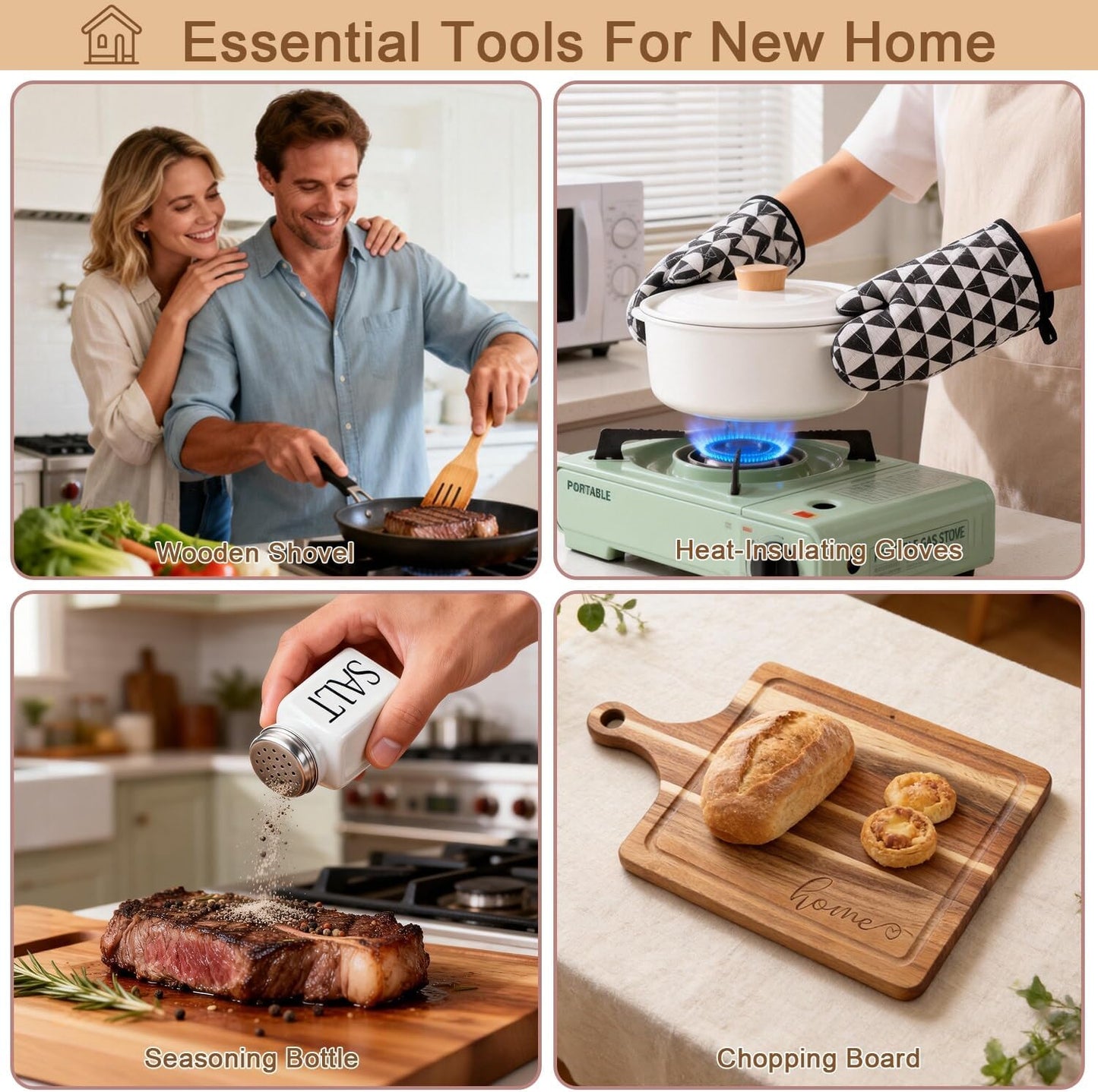 Housewarming Gift Set • New Home Essentials • Gifts for Couples, Homeowners & Newlyweds