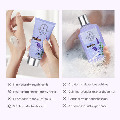 Luxury Spa Gift Basket • Self-Care Bath Set • Gifts for Mom, Wife, Girlfriend, Sister & Grandma