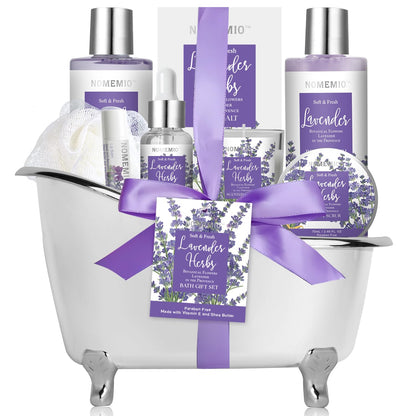 Luxury Spa Gift Baskets • Bath & Body Self-Care Gift Sets • Sandalwood, Lavender, Almond Milk, Wild Rose & Honey Scents
