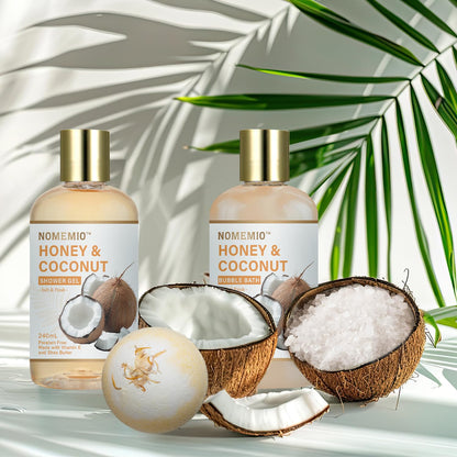 Luxury Spa Gift Baskets • Bath & Body Self-Care Gift Sets • Sandalwood, Lavender, Almond Milk, Wild Rose & Honey Scents