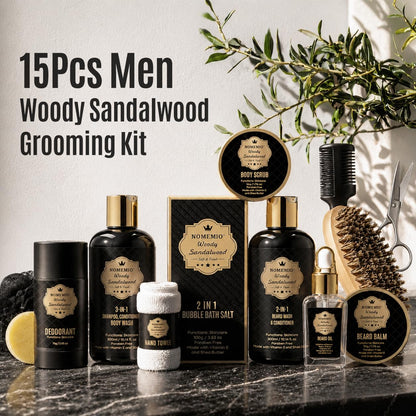 Luxury Spa Gift Baskets • Bath & Body Self-Care Gift Sets • Sandalwood, Lavender, Almond Milk, Wild Rose & Honey Scents