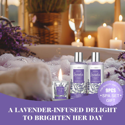 Luxury Spa Gift Baskets • Bath & Body Self-Care Gift Sets • Sandalwood, Lavender, Almond Milk, Wild Rose & Honey Scents
