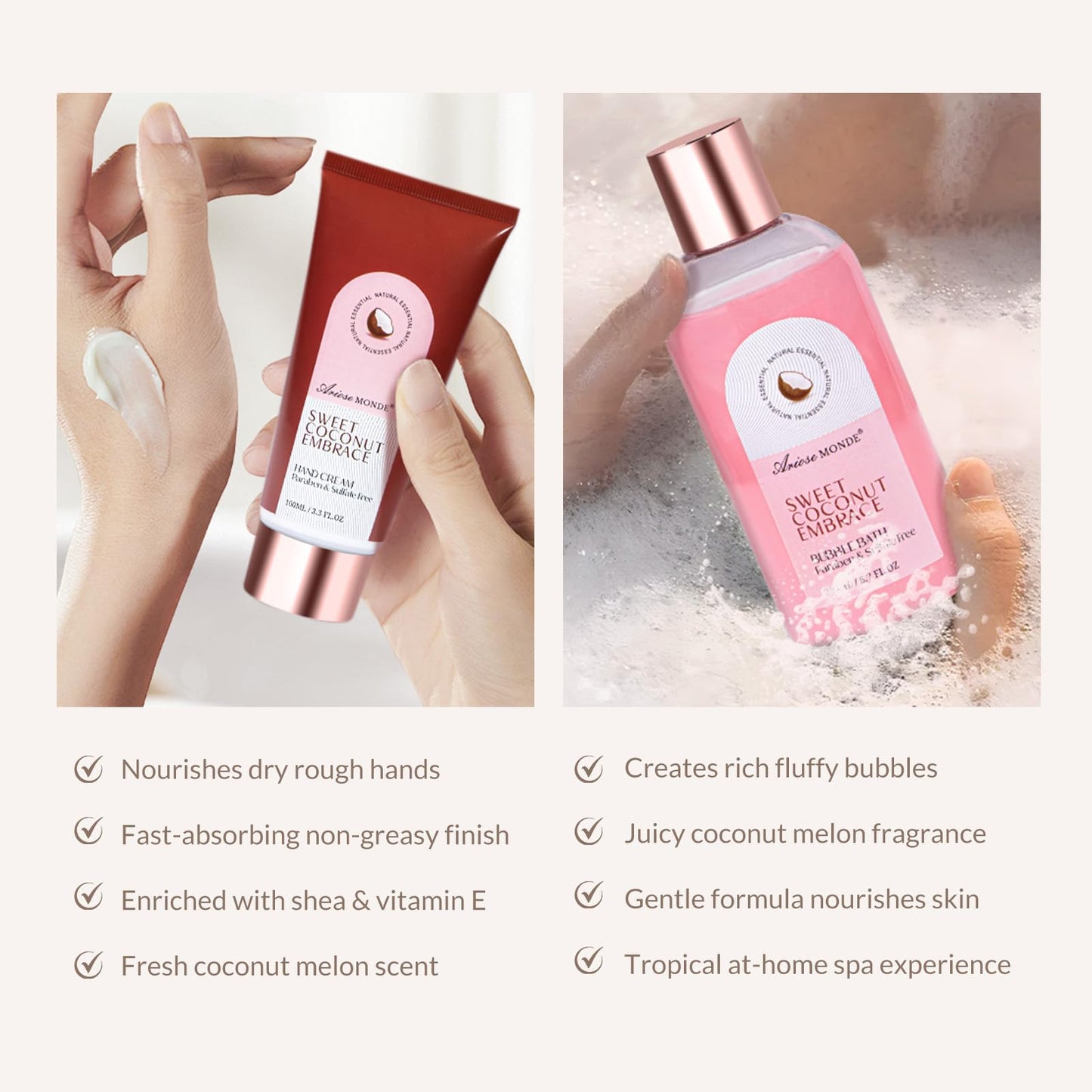 Luxury Spa Gift Basket • Self-Care Bath Set • Gifts for Mom, Wife, Girlfriend, Sister & Grandma