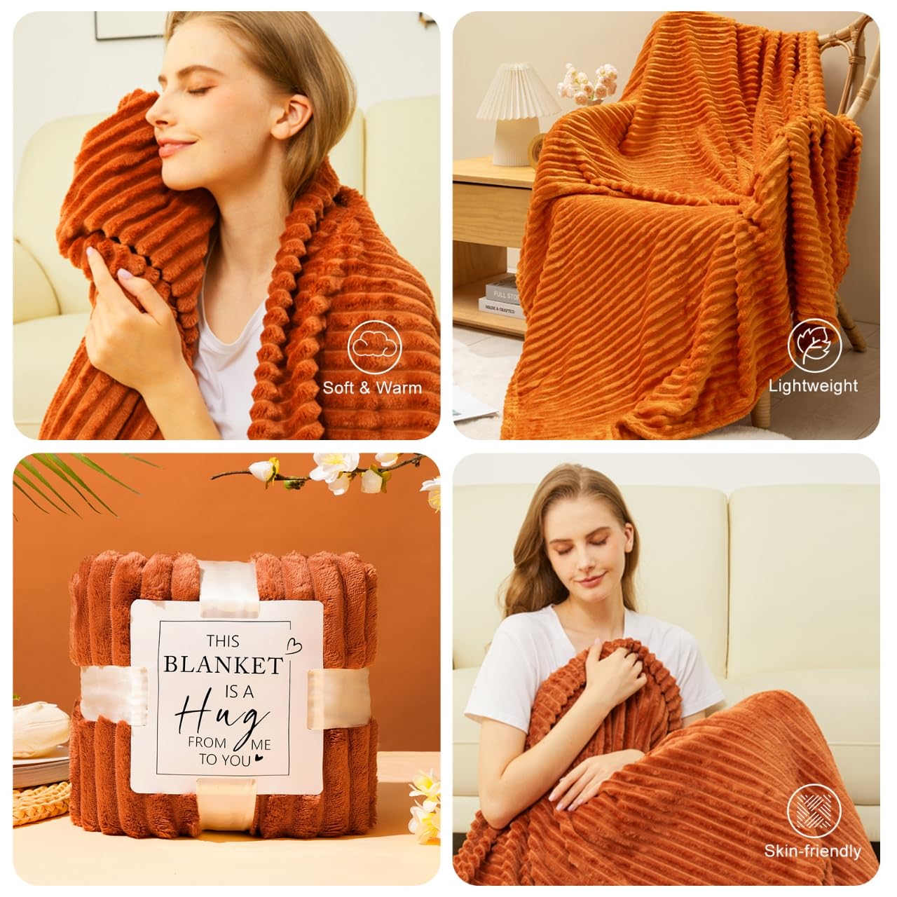 Fall Gift Basket for Women • Cozy Self-Care • Spa Gifts • Mom, Wife, Girlfriend, Grandma & Friends