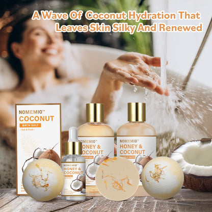 Luxury Spa Gift Baskets • Bath & Body Self-Care Gift Sets • Sandalwood, Lavender, Almond Milk, Wild Rose & Honey Scents