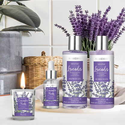 Luxury Spa Gift Baskets • Bath & Body Self-Care Gift Sets • Sandalwood, Lavender, Almond Milk, Wild Rose & Honey Scents
