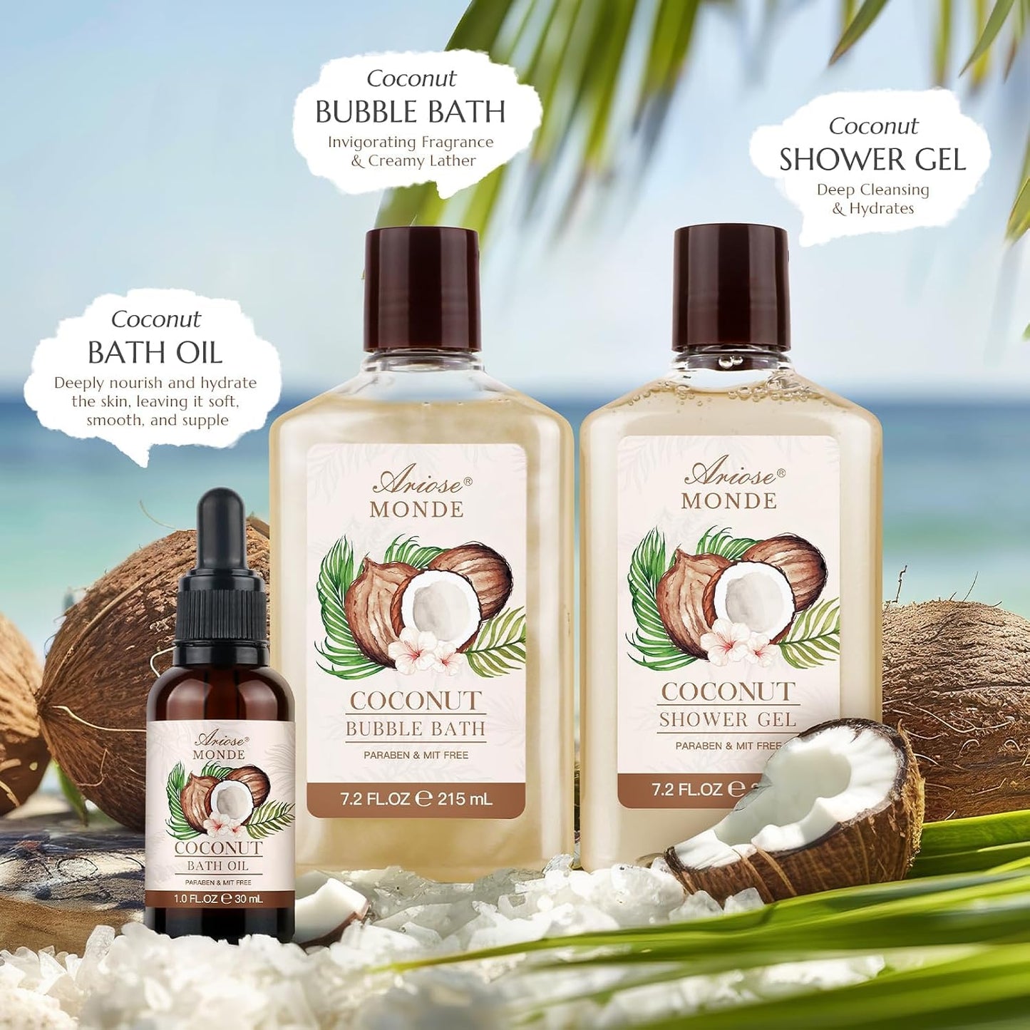 Luxury Spa Gift Basket • Self-Care Bath Set • Gifts for Mom, Wife, Girlfriend, Sister & Grandma