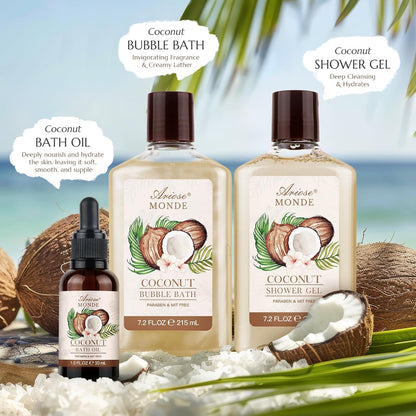 Luxury Spa Gift Basket • Self-Care Bath Set • Gifts for Mom, Wife, Girlfriend, Sister & Grandma