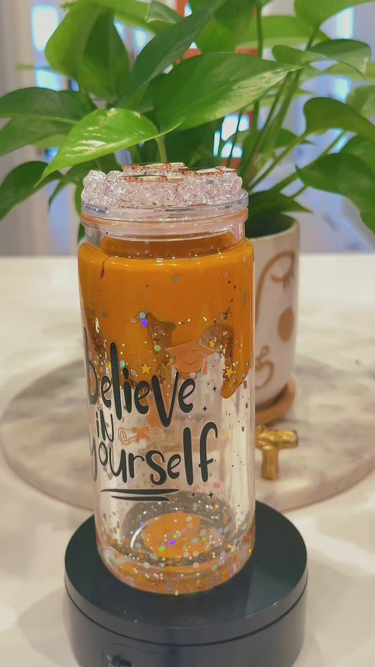 Custom 20oz glitter tumbler  - No handle - Free Shipping